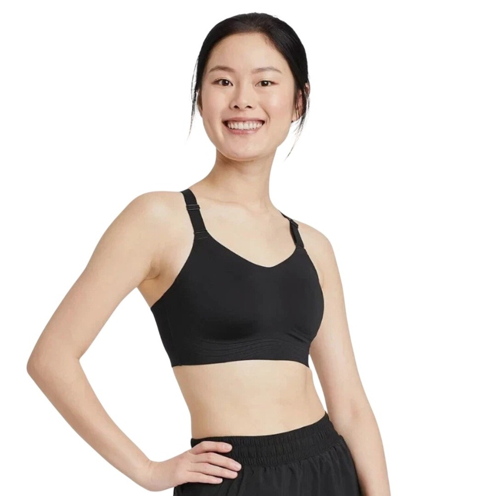 All in Motion Women's Black High Support Racerback Sports Bra Size 32A
